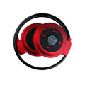 Wireless Bluetooth hanging ear headset in black, red, blue, or gold with 10m range and call function