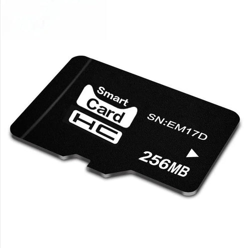 256MB TF memory card with microSD adapter in gift packaging for digital devices