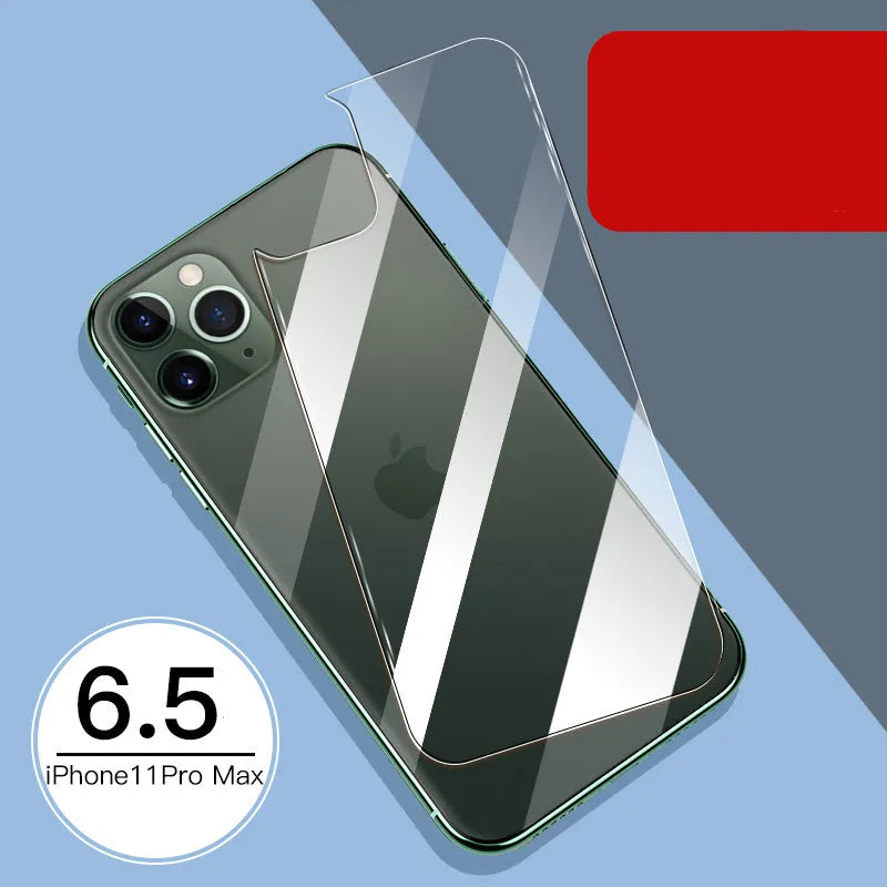 Apple iPhone tempered glass screen protector and rear film kit with True 10D explosion-proof construction