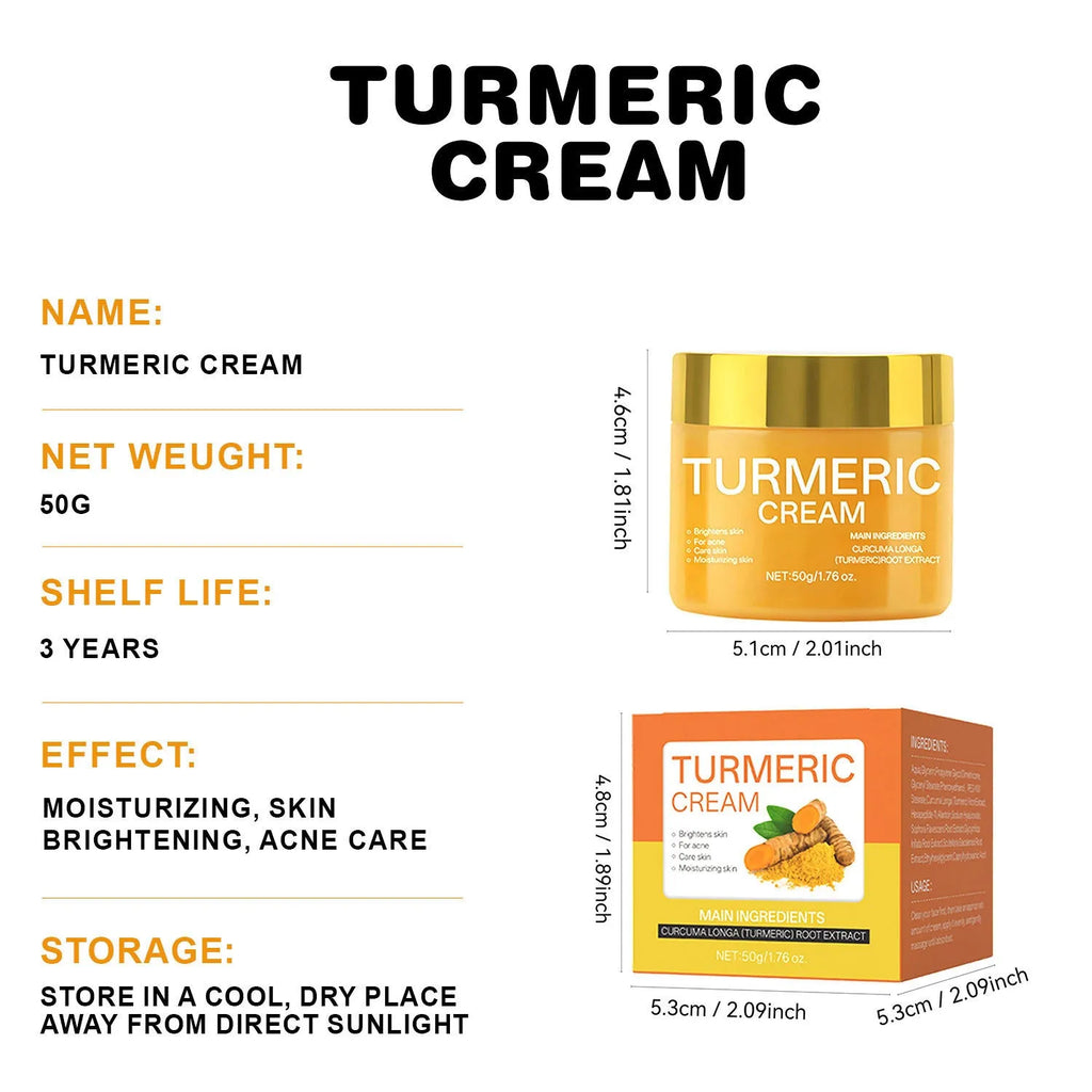 Brightening moisturising cream 50g jar for facial hydration and skincare