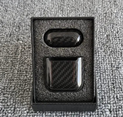 Carbon fiber protective case for second generation wireless Bluetooth headset with anti-fall shell