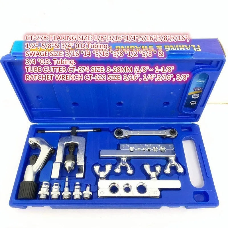 CT-278 cup type trumpet pipe expander tool set for pipe shaping and tube expansion