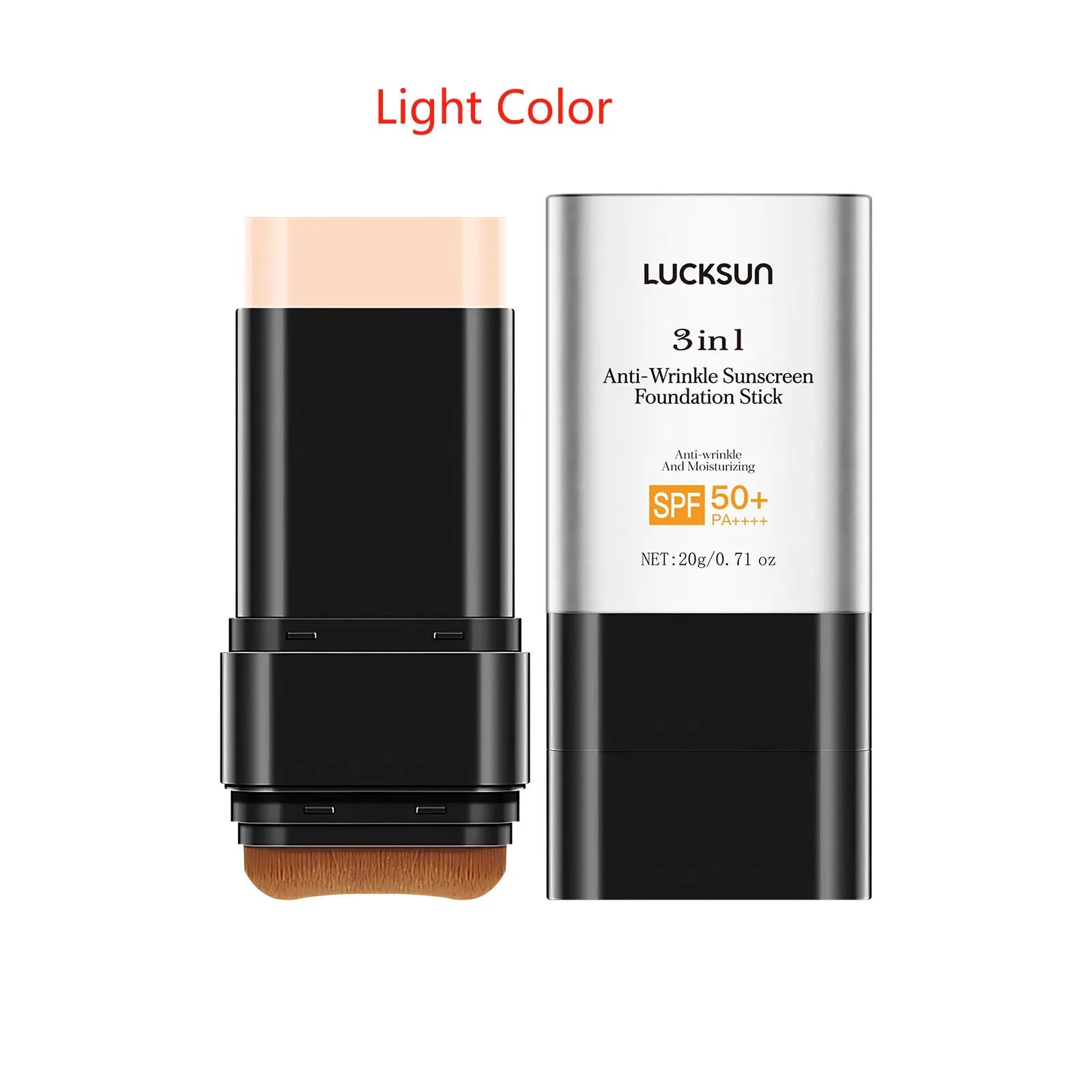 Three-in-one liquid foundation cream 20g with waterproof concealer and UV protection in natural colour