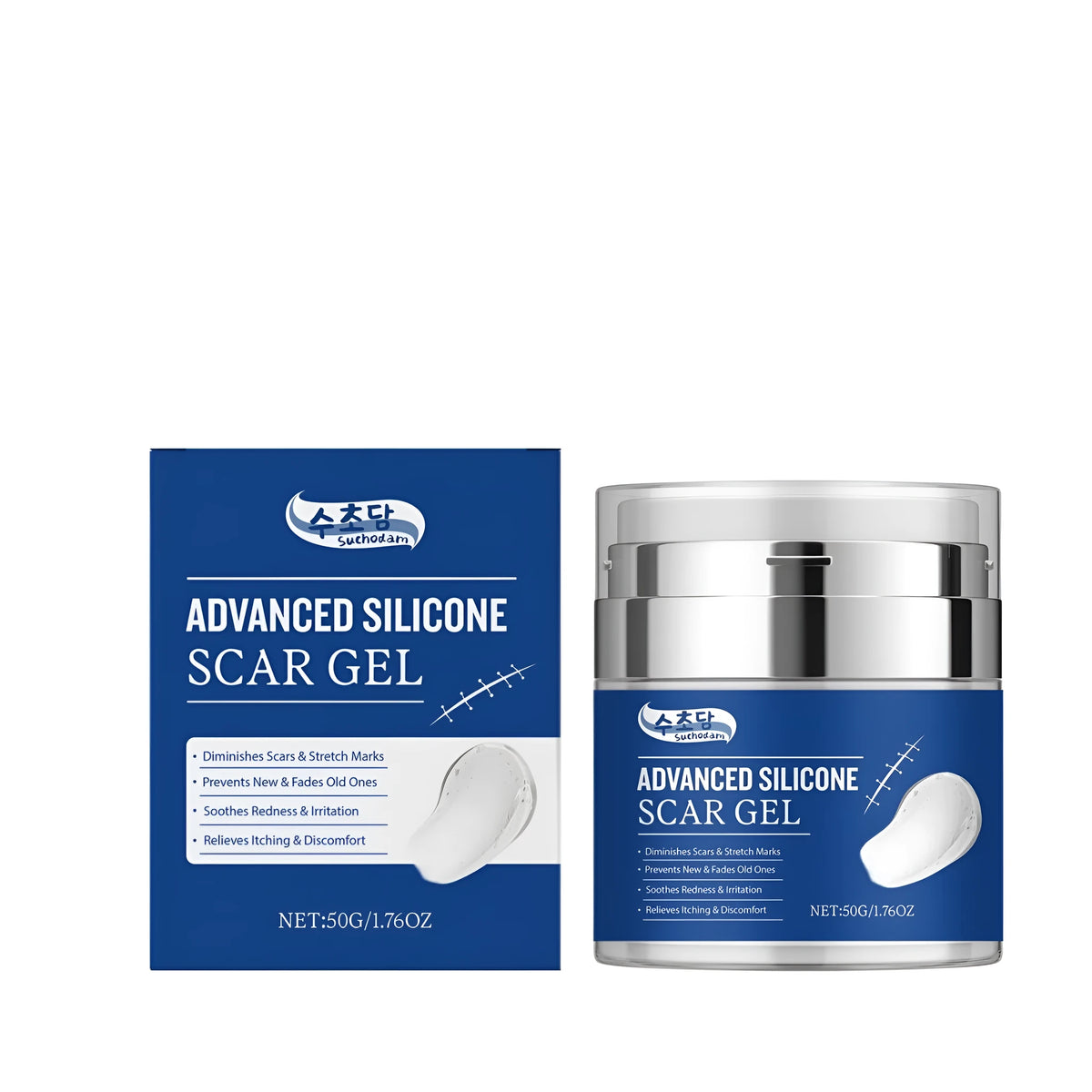 Desalination Care Gel 50g tube with centella asiatica, vitamin C and onion ingredients