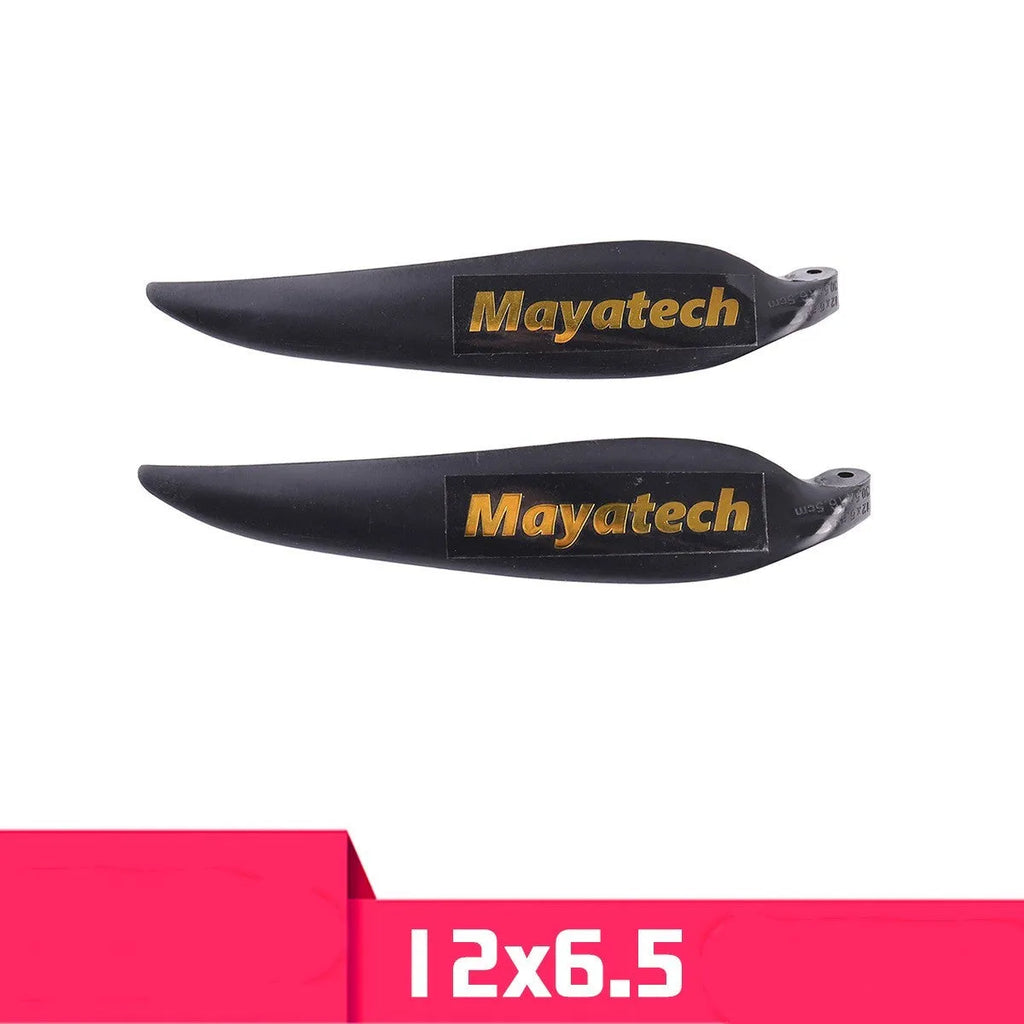 Black PE plastic folding paddle glidder fittings measuring 12 by 6.5 centimetres