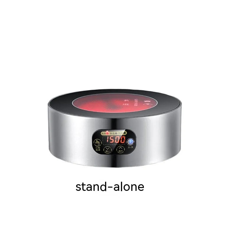Electric ceramic glass mini tea stove GW-T5 black with touch panel and microcrystalline cooktop