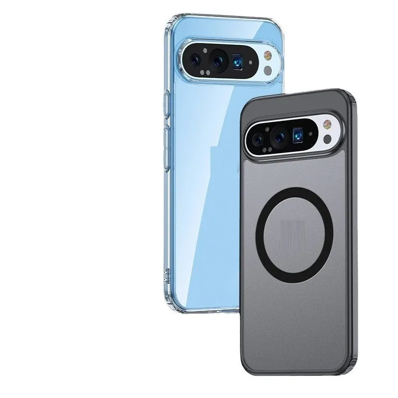 Transparent frosted TPU PC phone case for Google Pixel 7 7A 7 Pro 8 8A 8 Pro 9 9 Pro, back cover with anti-fall function