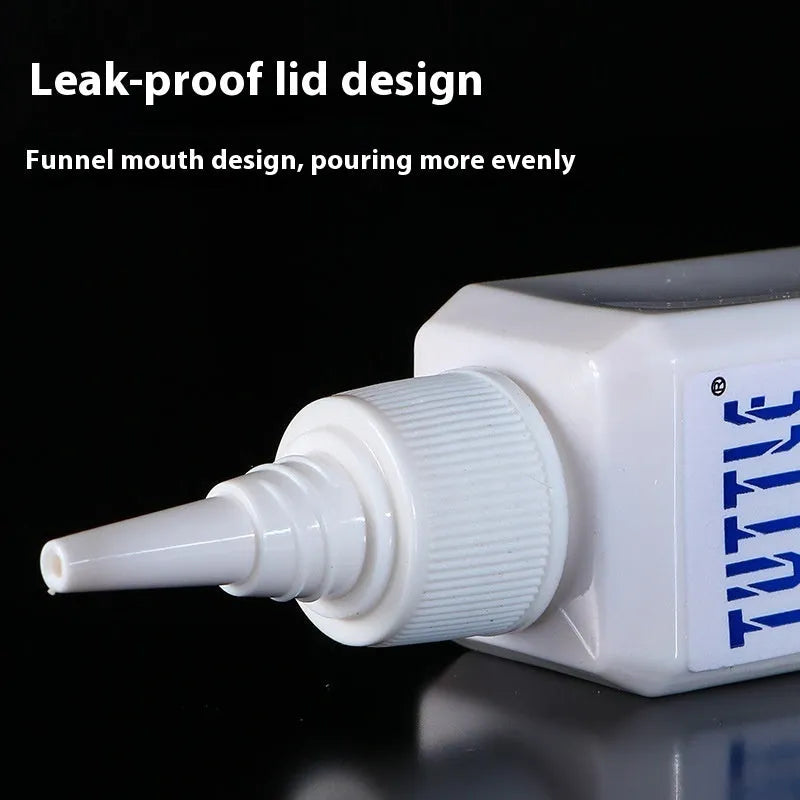 50ml bottle of table tennis inorganic glue for racket rubber and ball game use