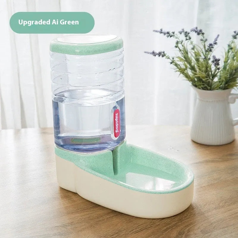 Second-generation 3.8L automatic pet drinker in blue, grey, pink or green colours for dogs and cats