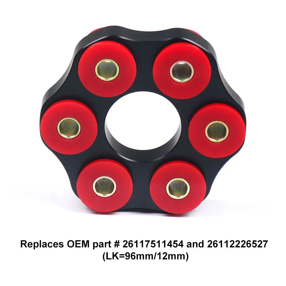 Red polyurethane aluminium BMW drive shaft connecting plate bracket for E46 E36 E30 models