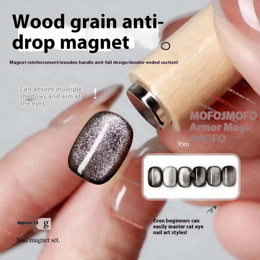 Cat eye gel nail polish double-headed magnetic rod set made of plastic for nail art