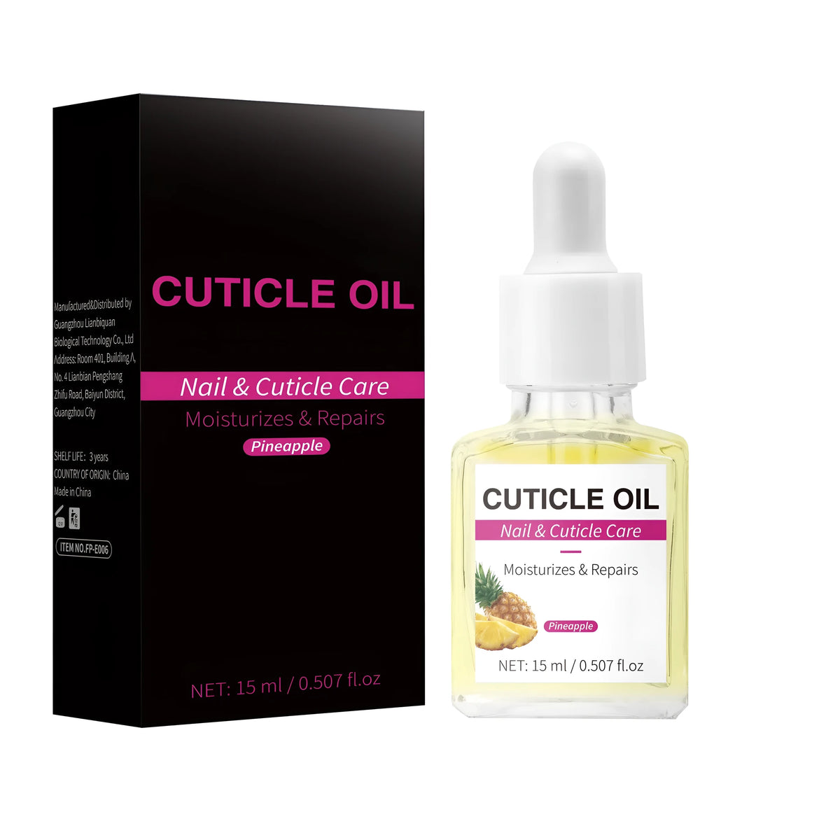 15ml nail cuticle oil bottle with pen applicator for cuticle care and moisturising