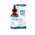 60ml bottle of muscle recovery supplement drops with dropper