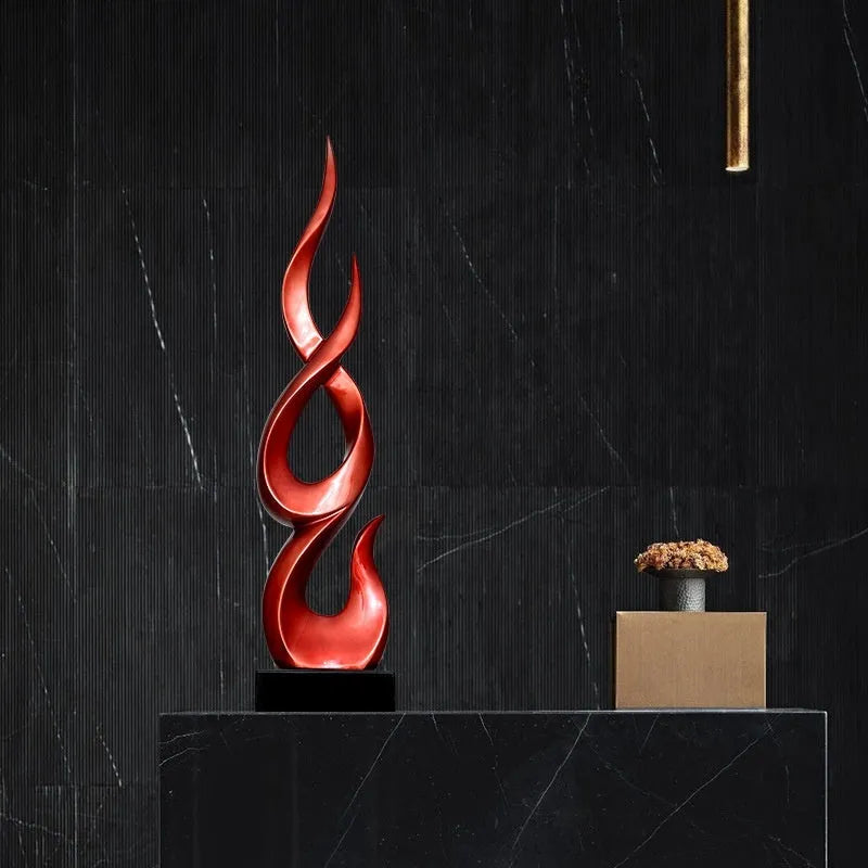 Modern resin festival decoration ornament in bright gold colour with handmade craftsmanship details