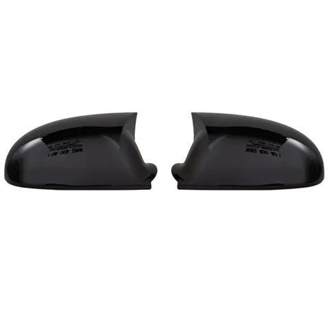 Volkswagen Sagitar car mirror reflector shell pair in horn bright black plastic
