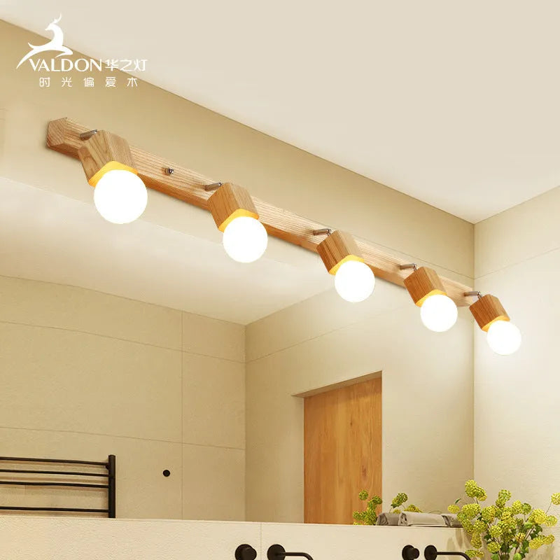 24cm diameter mirror cabinet LED wall lamp for bedroom installation with multiple light colour options