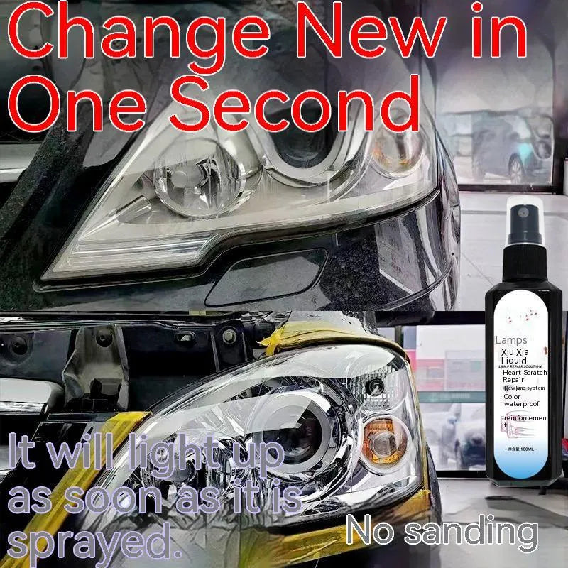 100 ml bottle of car headlight restoration and polishing fluid for lens repair