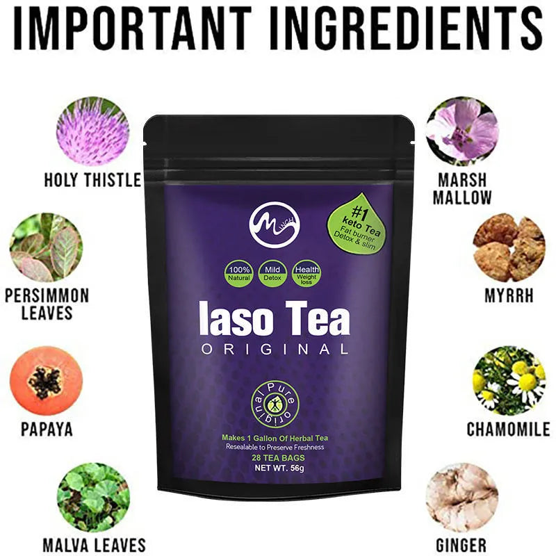 One bag of instant slimming tea with sugar-free formulation and cold soaking preparation