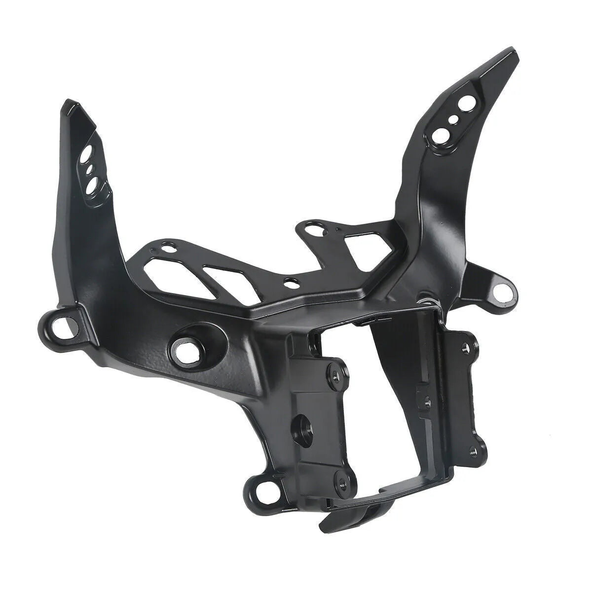 Black heavy aluminium headlight bracket for BMW S1000RR 09-18