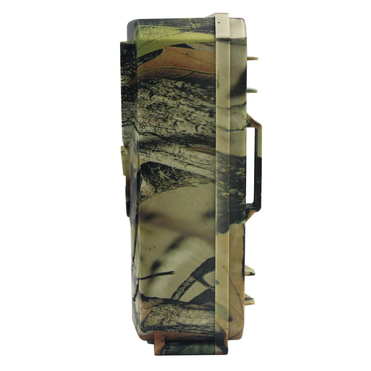 Yellow brown 16MP hunting game camera with infrared night vision for wildlife monitoring
