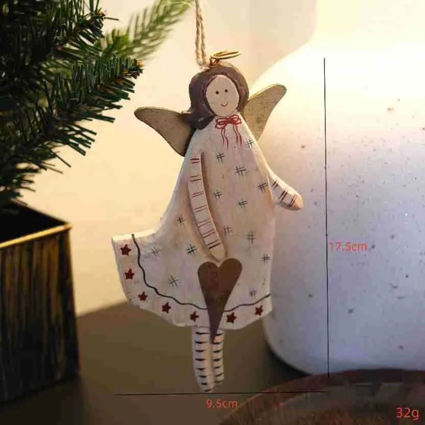 Hand-painted wooden door plaque with carved design in American country style