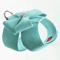 Colourful puppy chest strap with decorative bowknot for small dog harness attachment