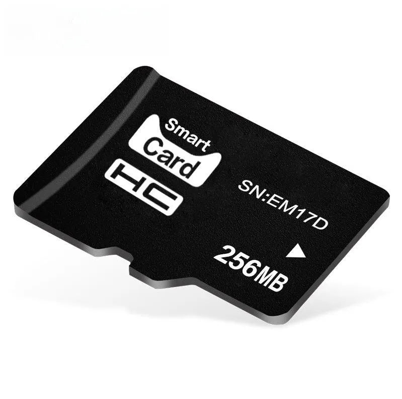 256MB TF memory card with microSD adapter in gift packaging for digital devices