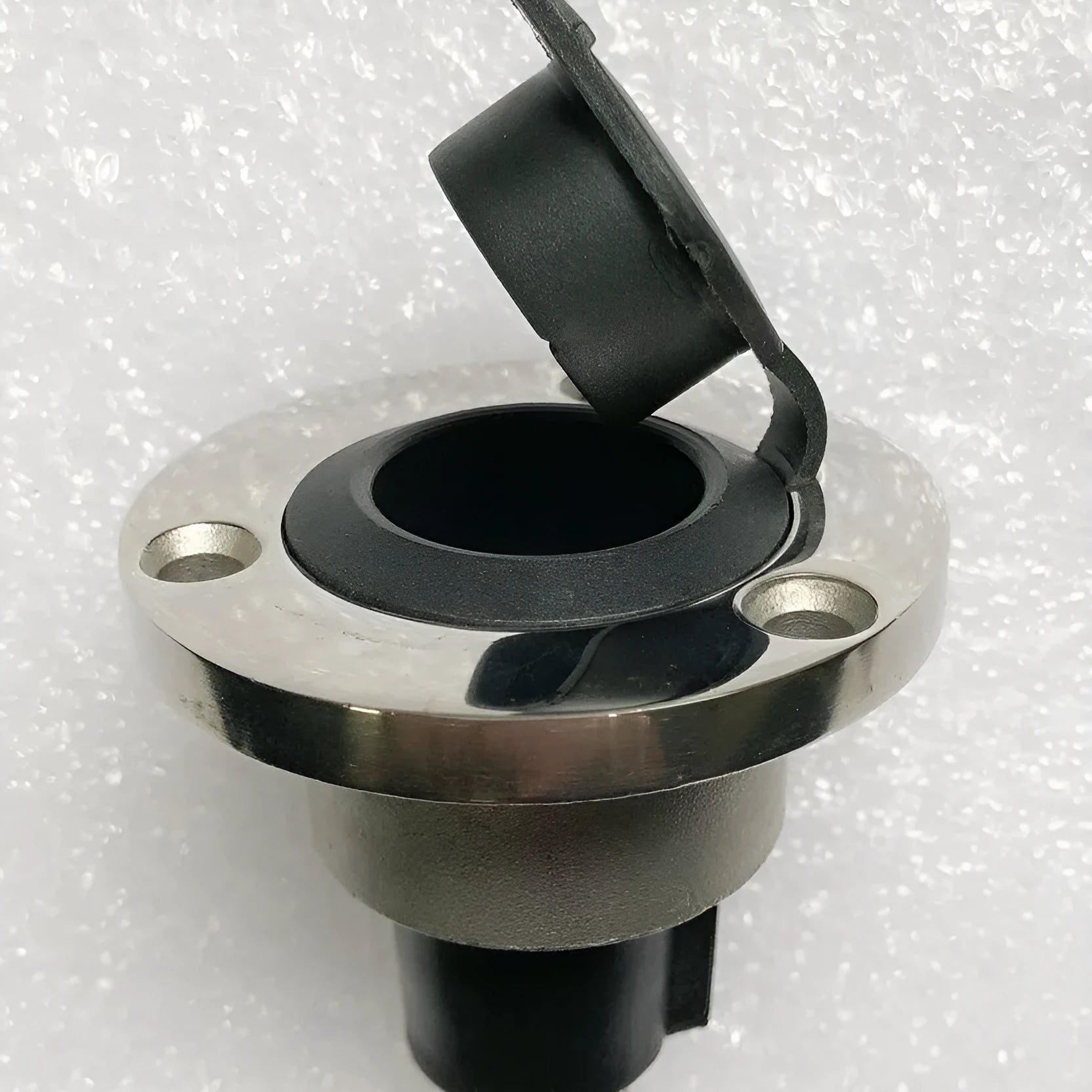 Stainless steel yacht anchor light socket with ABS base and bottom wires for marine navigation lighting