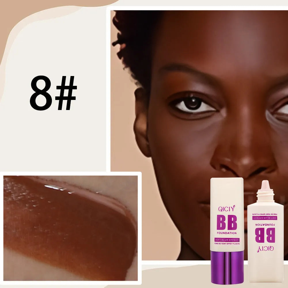 Feeding bottle liquid foundation concealer BB cream in 10 shade options with brightening properties