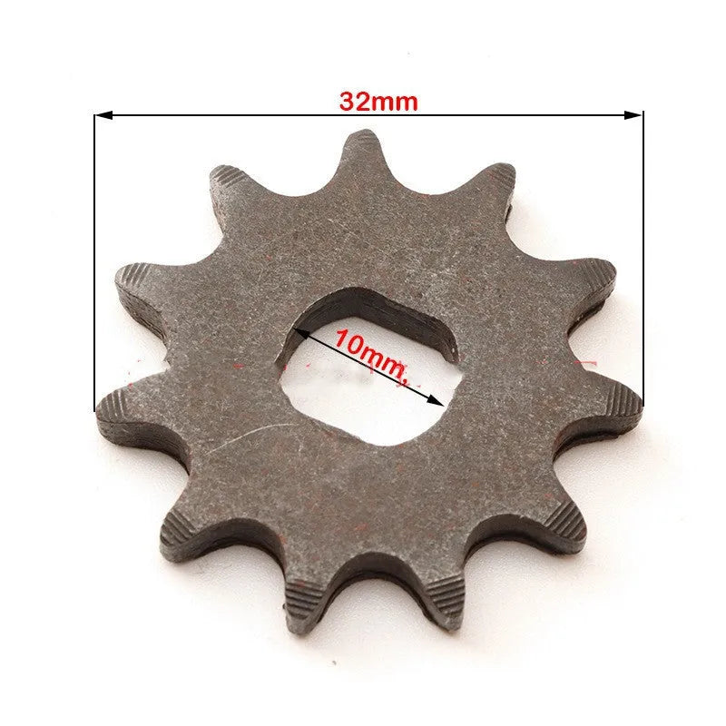 11-tooth cast iron motorcycle gear for 25hT8F chain reduction motor