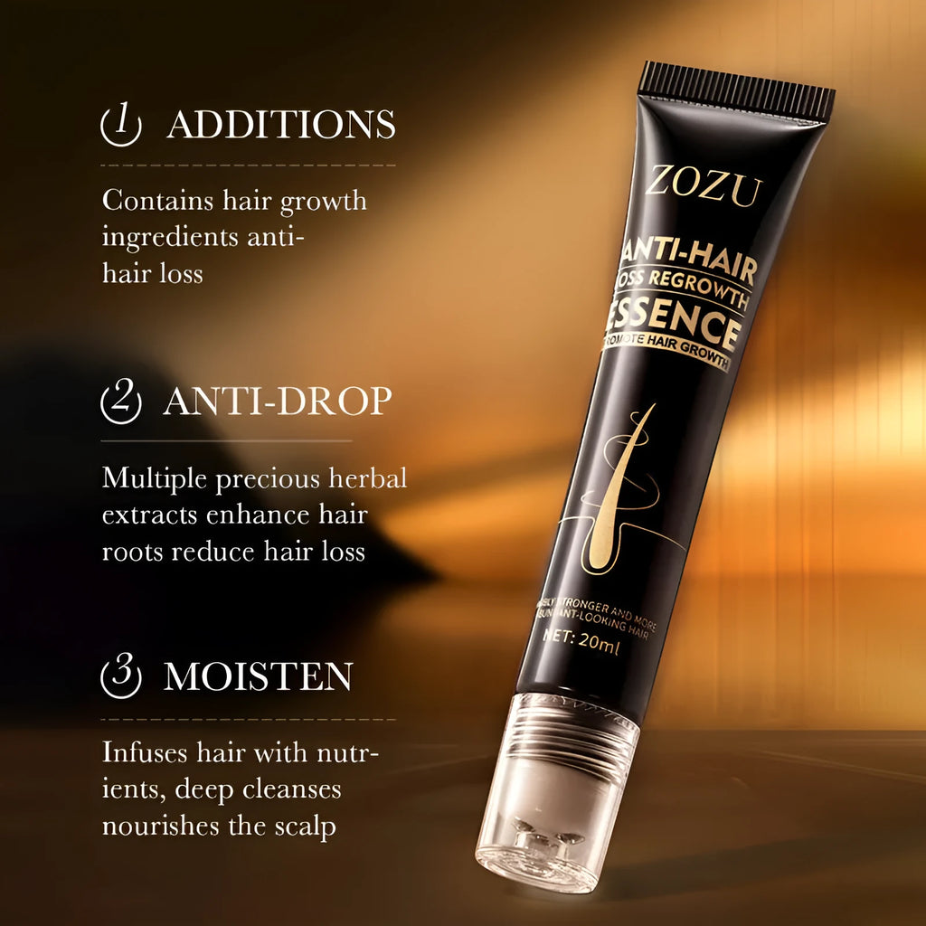 20ml anti-hair loss scalp serum bottle, facial essence for mixed skin and daily scalp care