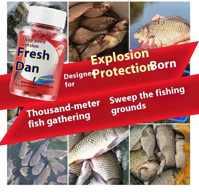 Bottle of lazy particle crucian carp and grass carp bait for freshwater wild fishing