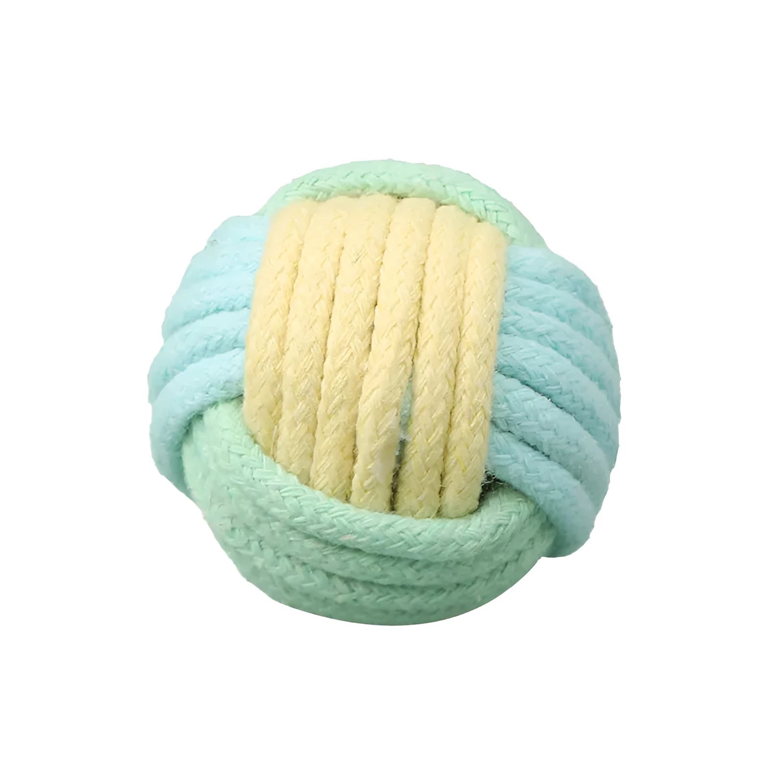 Handmade cat hair ball plush toy with cotton ball texture in blue powder, green blue, and pink green colour options