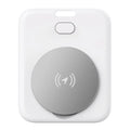 White ABS plastic pet tracking device with GPS functionality for Apple users