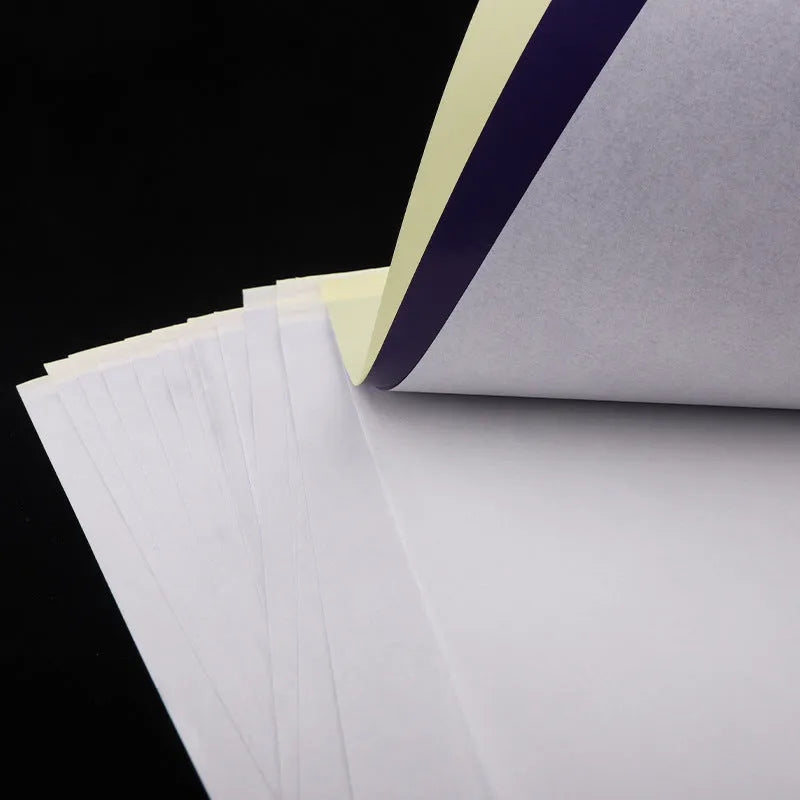 A4 tattoo transfer paper quadruple copy sheets for hand drawing line transfer with paste gel