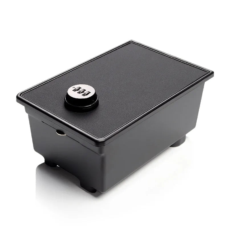 Black car armrest safe storage box for Toyota RAV4 and Wildlander 2020-2021, 20.5x13.4x9cm, ABS plastic and PU leather