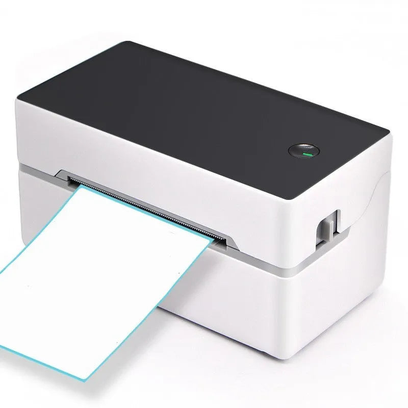 Thermal label printer with USB and Bluetooth, 203 dpi, 150mm/s, 16x8x8cm, for barcode and sticker printing
