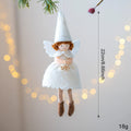 Christmas angel skirt felt pendant ornament in modern simplicity style with plush cloth construction
