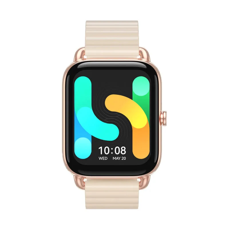 S4PLUS LS11 smart sports watch with AMOLED display shown in black, champagne or silver colours
