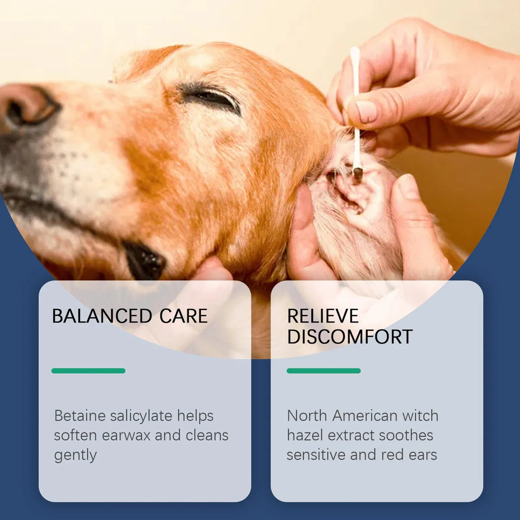 100ml pet ear cleaner bottle for dogs and cats earwax removal