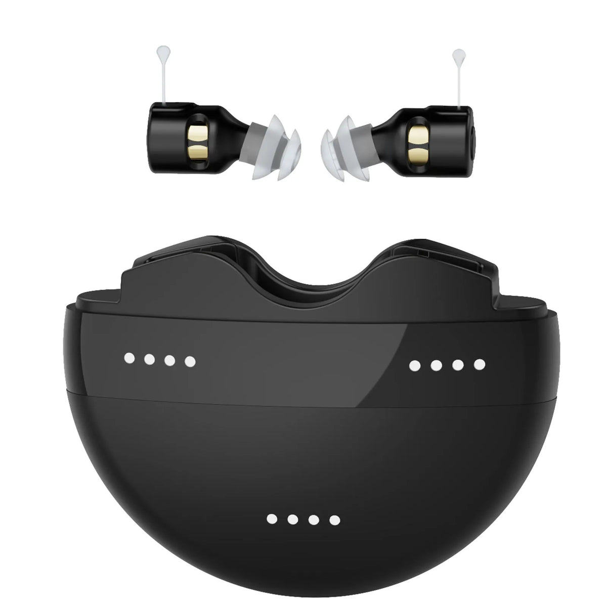Rechargeable digital voice amplifier for elderly, ABS portable sound amplifier, black Tango series