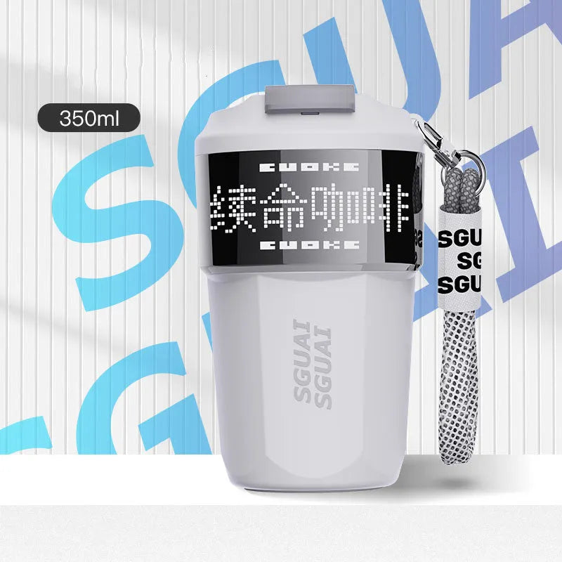 316 stainless steel portable coffee cup with 50mL capacity in Japanese minimalist design