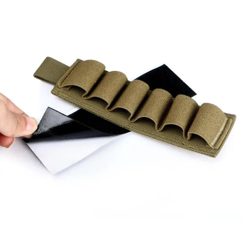 6-hole tactical storage sticker in 1000D nylon measuring 5 by 16.5 centimetres