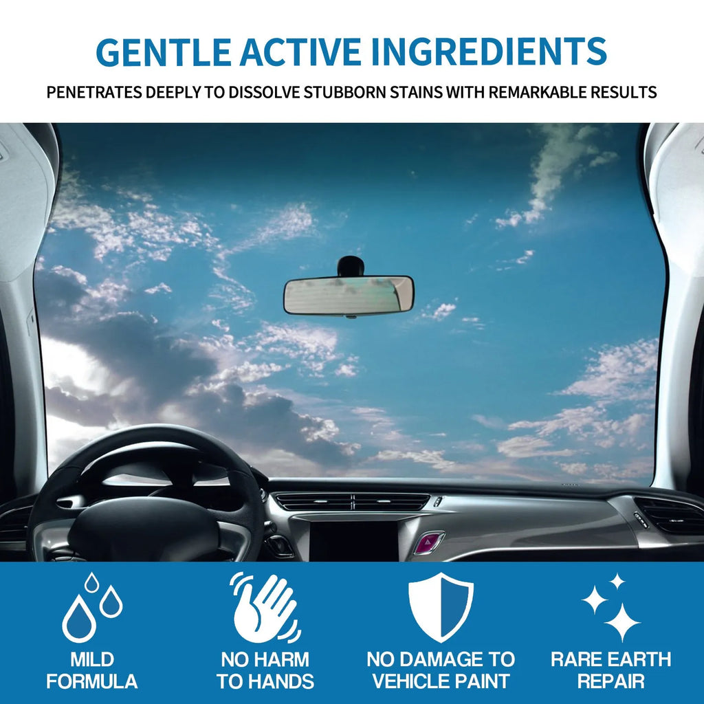 100ml car foam cleaning agent bottle for automotive interior seat and fabric stain removal