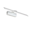 White LED mirror headlight for bathroom with three colour options and multiple size variants