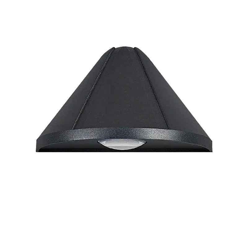 Bird's nest design aluminium alloy courtyard LED lamp with IP65 waterproof rating in black or white finish