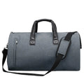 Medium oval travel bag with multiple internal compartments for wet and dry separation