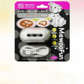 Pet luminous collar with hanging lamp ring in four colour variations