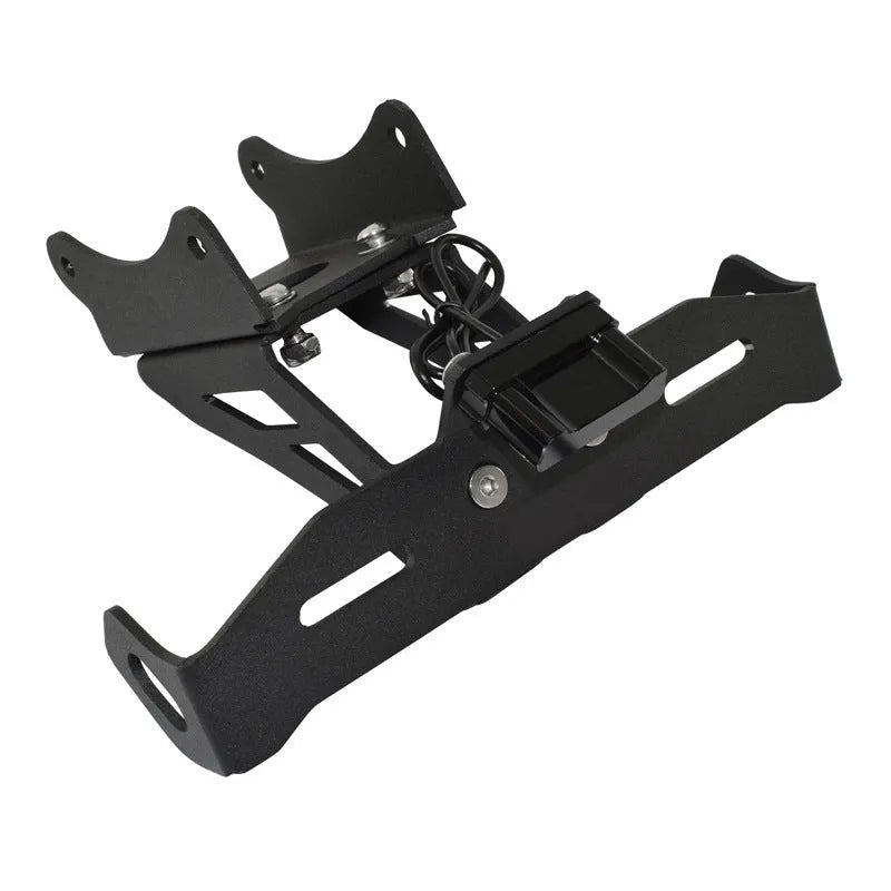 Black aluminium alloy short tail licence plate holder bracket for Honda motorcycles