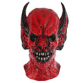 Red bat horror party hood mask made from RP foam for Halloween and Carnival dress up